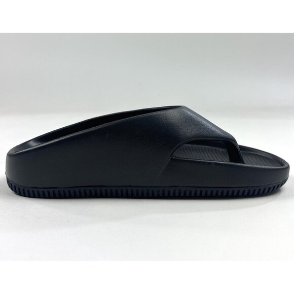 Nike Calm Flip Flop Womens 8 Triple Black Sandals Slides Casual FD4115-001 - Picture 5 of 9